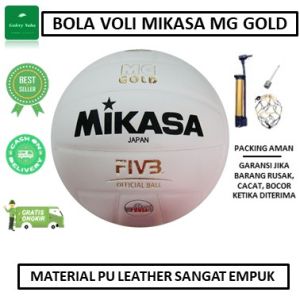 Bola Voli Mikasa MG Gold OriginaI - Bola Volly Mikasa OriginaI MG Gold - Bola Voli Mikasa Dewasa Latihan - Bola Voli Murah Empuk Berkualitas