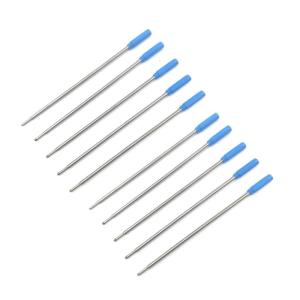 Kim loại chuyên nghiệp Ruột Bút Bi Mực Nạp 115mm Chiều dài x 1mm đầu để viết bút bi (Gói 10)