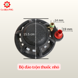 Bộ đảo trộn thuốc kết hợp lọc rác dùng cho đầu bơm xịt thuốc trừ sâu Bộ khuấy phân thuốc