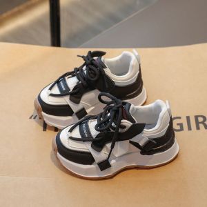 Girls Sneaker 2024 Spring New Girl Shoes Daddy Children Soft Bottom Running Casual Shoes