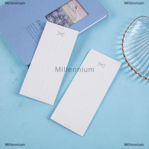 [COD] Millennium 50Pcs Bow White Cardboard Hair Clip Hair Rope Jam Display Hanging Card Jewelry Packaging Headwear Cardboard DIY Accessories