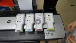 764 764XL C1Q17A C1Q16A C1Q13A C1Q14A C1Q15A Compatible Color Inkjet Ink Cartridge for HP764 for HP DesignJet T3500 Printer