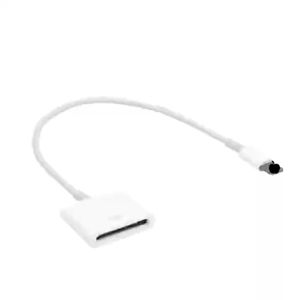 Lightning To 30-Pin Adapter Charging Connector For IPhone 12/11/X/8/7/6/5/IPad/IPod