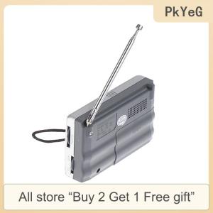 [COD] PkYeG Tool Portable Mini Radio Handheld AM FM Music Player Speaker Outdoor Stereo Radio with Telescopic Antenna