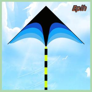 [Epih] ว่าวทุ่งหญ้า1.2ม. ง่ายต่อการบินสำหรับผู้ใหญ่ว่าวสามเหลี่ยมสำหรับเด็กติดตั้งง่าย