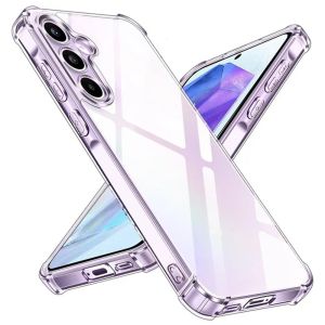 เคส TPU กันกระแทก เคสโทรศัพท์ใส สำหรับ Samsung A36 A16 A06 5G A06 4G A55 A35 A25 S24FE ฝาหลังกันชนซิลิโคน
