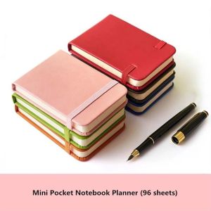 MMLUCK สีผลไม้ อุปกรณ์การเรียน Memo Pads Weekly 96 แผ่น Daily Planner Journals Pocket Notebook A7 Notebook Mini Notebook