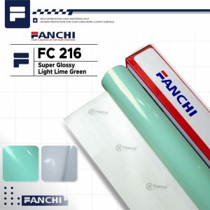 152Cm Sticker FANCHI FC216 Super Gloss Light Lemon Green Glossy / Meter