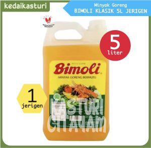 Bimoli Klasik 5 Liter Minyak Goreng - 1 Jerigen