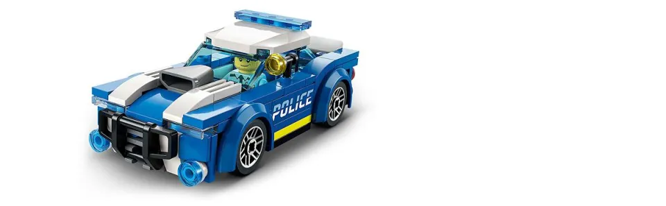 LEGO® City 60312 Police Car, Age 5+, Building Blocks, 2022 (94pcs)