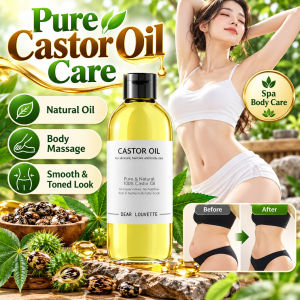 Pure Castor Oil Gentle Formula Skin Hair Care Oil Full Body Massage Deep Moisturizing Nourishing Beauty Oil
