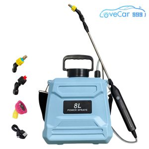 Outdoor Power Tools 8L Electric Garden Sprayer with Retractable Wand for Efficient Yard Watering