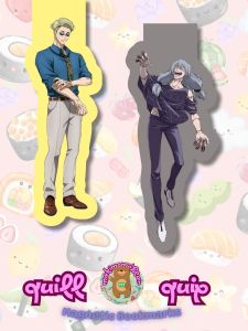Quill Quip Modern Bookmark featuring Jujutsu Kaisen Characters - Pack of 2