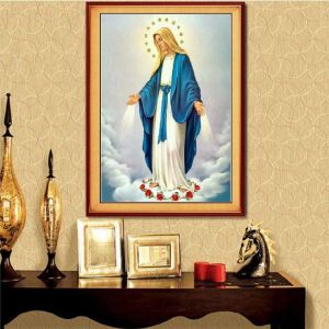 DIY Diamond Painting full Bunda Maria yesus kristen 40X55 cm D795