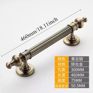 1pc Zinc Alloy Door Handles Chinese Luxury Hotel Door Handle Interior Door Knobs Furniture Hardware Cabinets Drawer Handle