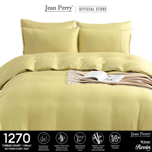 Jean Perry TENCEL™ Revin Quilt Cover Set - 1270TC Bamboo Charcoal Blend Cooling Bedding (Super Single / Queen / King)