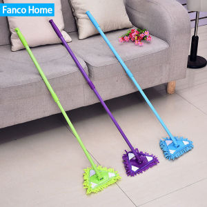 ไม้ถูพื้นแกนยืดสไลด์หมุนได้180องศาปรับได้ไม้ถูพื้นสามเหลี่ยมอุปกรณ์ทำความสะอาดพื้นไม้ถูพื้นไมโครไฟเบอร์วิเศษล้างมือที่ทำความสะอาดหน้าต่างกระจกห้องน้ำแบน