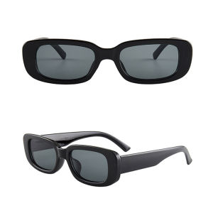 🔥Cadia👍 Small Cat Eye Sunglasses Hip-Hop INS Fashion Kacamata Hitam Retro Gaya Sunglasses Women/Men Eyeglasses COD