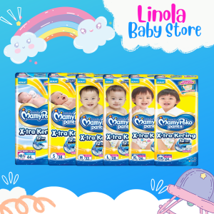 Mamypoko x-tra kering NB S44 S 38 M 32 L 28 mamy poko NBS44 S38 M32 L28 XL26 XXL24 pants perekat