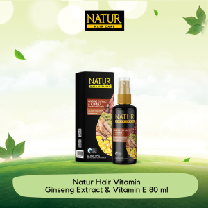 Paket Natur Ginseng 3 in 1 Perawatan Rambut Rontok Anti Hair fall Menguatkan Akar Rambut Shampo + Conditioner + Hair Tonic