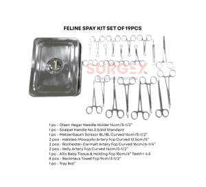Premium Feline Spay-Cat Spay Kit German Stainless