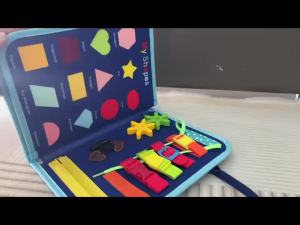 8 Pages Baby Busy Board Toddler Early Educational Sensory Toys Autism Preschool Activities Educational Toys