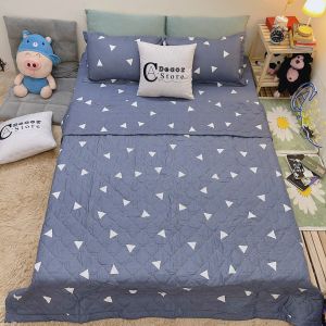 Bộ Chăn Ga Gối Cotton Poly Tam Giác Ghi Chất Liệu Thoáng Mát  Kích Cỡ Đa Dạng  By. C.A Decor Store
