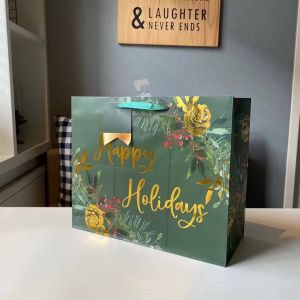 📌(สั่งขั้นต่ำ 3 ชิ้น)📌ถุงกระดาษ ถุงกระดาษหูหิ้ว (ขนาด 30*25*12) พร้อมส่ง‼️