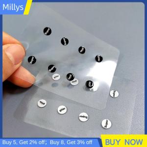 Millys 1 gói Giày trượt Chuột thủy tinh tự làm phổ chấm Chuột Miếng dán chân cho chuột chơi game miếng lót chống trượt
