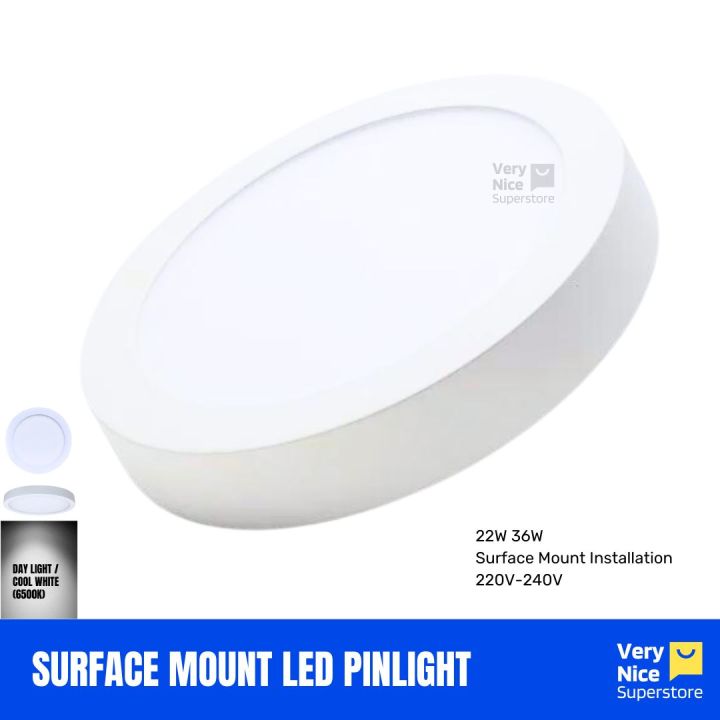 (1PC) PIN LED Pin light 36W 22W Surface Mount Downlight Panel light