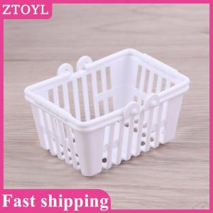 ZTOYL💝 Dollhouse Miniature Shopping Basket Pretend Play Toys furniture