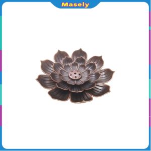 Masely Incense Burner Lotus Incense Stick Holder Incense Holder Base