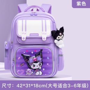 AE New British-style school backpack for primary school students lightweight load-reducing spine-protecting large-capacity childrens backpack 1-6 Grade