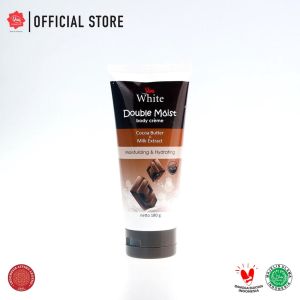 Viva White Double MOISTURIZING & HYDRATING Body Creme with Moisturizer Cocoa Butter Milk Extract & UV FILTER - 180gr