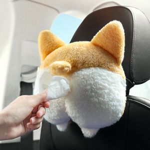 Creative Car Tissue Box Paper Towel Cover Multifunctional Car Armrest Box Back Paper Towel