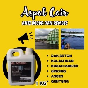 Anti Bocor Aspal Cair 1 kg Kolam Dak Beton Dinding