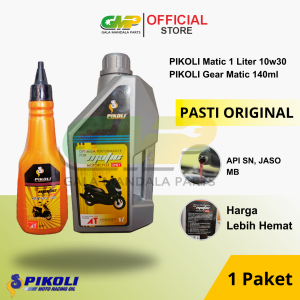 Paket Oli Pikoli Matik 1 Liter Scooter Matic Nmax Aerox Lexi 1L