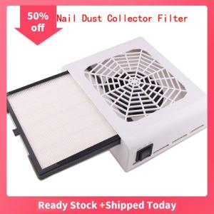 🔥🔥🔥sjqgqx 40W Nail Dust Collector Filter Manicure Screen Plate Suction Nail Vacuum Cleaner