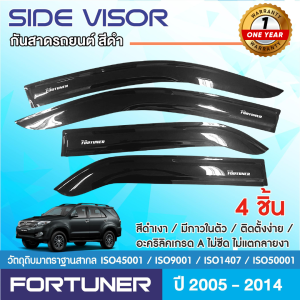 TOYOTA FORTUNER  2005-2014  คิ้วกันสาดประตู  2005 2006 2007 2008 2009 2010 2011 2012 2013 2014 ของแต่ง ชุดแต่ง ชุดตกแต่งรถยนต์