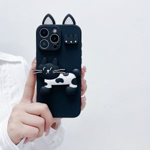 REAL-ME 5 5i 5s 6i C3 8 9 9i 10 11 Pro Pro+ Plus 14x C11 2020 C12 C15 C21 C21Y C25Y C30 C30s C33 C35 C51 C53 C55 C63 C65 C67 C75 C75x 4G 5G TPU cute cat ear soft phone case casing cover 手机壳