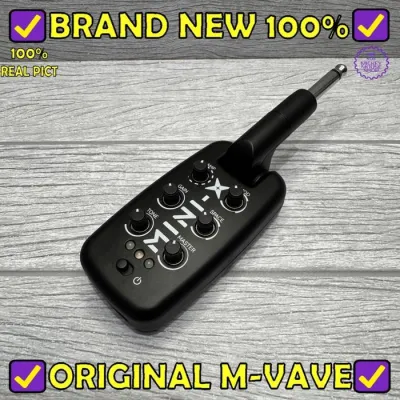 EFEK GITAR M-VAVE MINI-X MULTI EFFECTS SOUNDCARDPHONE AMPLIFIER GUITAR PEDAL INSTRUMENT MULTI EFEK GITAR PREAMP CLEAN OVERDRIVE DISTORTION MODULATION CHORUS PHASER TREMOLO SPACE REVERB DELAY - ASGARDEN08