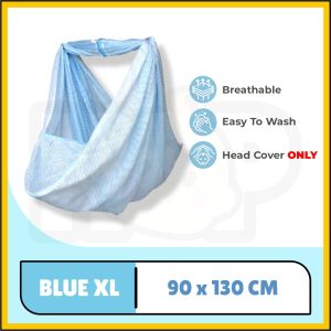 Baby Cradle Net XL Size With Head Cover 90cm x 130cm Kain Buaian Baby swing Cradle Buaian Bayi Kain Buai Baby Sarong