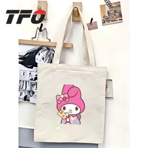 TFO My Melody by Sanrio Universe Character Canvas Tote Bag Versatile Ideal College School Tote Bag