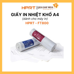 Giấy in nhiệt cho Máy in HPRT-FT800 (màu mực in đều rõ nét bền màu)