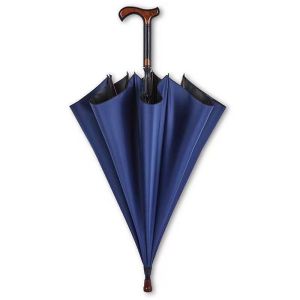 (SG Seller) Multi-function Big Umbrella Large Crutches Umbrella Windproof Long Handle Umbrella Walking Stick for the Elderly Umbrella Sun Rain UV Protection Non-Slip Umbrella Sunshades Paraguas-YJ75