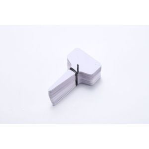 100Pcs Plastic Plant Labels/T-Type Orchid and Succulent Markers/Waterproof Gardening Tags/Bonsai Marking Plant Label