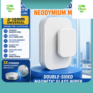 【SG stock】New Double Sided Strong Magnetic Window Cleaner / Glass Wiper / High-Rise Household Window Cleaning Tool