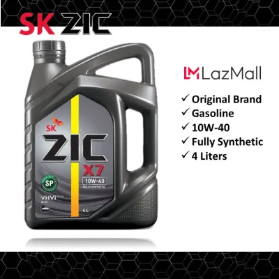Zic X7 10W-40 Gasoline Engine Oil Fully Synthetic 1 Galon