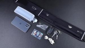 【Ship in 24H】✨Running Waist Bag Mobile Phone Storage Bag Female Water Bottle Bag Belt Male Waterproof Invisible Gym Bag Close-fitting YD092