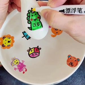 Magical ปากการะบายสีน้ําสําหรับเด็กปากกาไวท์บอร์ดมหัศจรรย์น้ําลบได้สําหรับวาดภาพเขียน